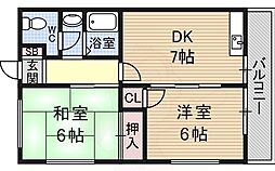 間取図画像 2DK
