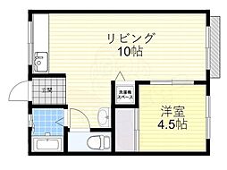 竹の華ハイツ 1階/101