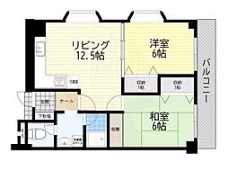 グリーンエクセル正雀 2LDKの間取図画像