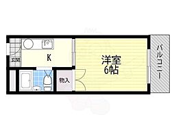ハイツカメリア 1Kの間取図画像