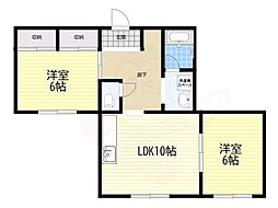 ラビアンヌ・レポー 2LDKの間取図画像