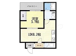 仮)フォレ下穂積2丁目 1LDKの間取図画像