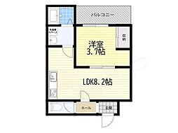 仮)フォレ下穂積2丁目 1LDKの間取図画像