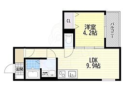 仮)フォレ下穂積2丁目 1LDKの間取図画像