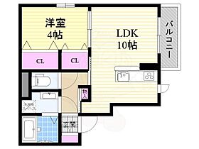 Maison de Crillon  ｜ 大阪府大阪市東淀川区東淡路４丁目（賃貸アパート1LDK・1階・36.29㎡） その2