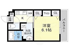 Rcm淡路  ｜ 大阪府大阪市東淀川区下新庄２丁目（賃貸アパート1K・1階・21.53㎡） その2