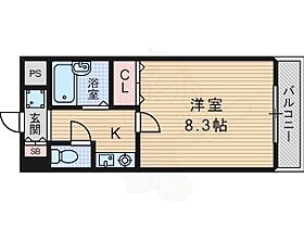 セブンハイツ  ｜ 大阪府大阪市東淀川区上新庄３丁目（賃貸マンション1K・3階・23.94㎡） その2