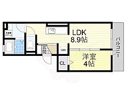 間取図画像 1LDK