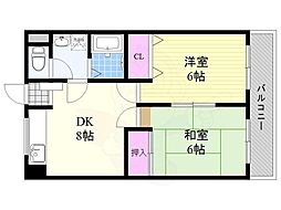 間取図画像 2DK