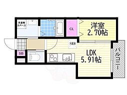 間取図画像 1LDK