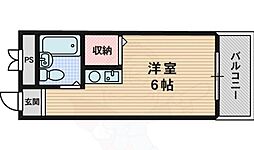 ベルメゾンエトワール ワンルームの間取図画像
