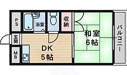 第7東城マンション 1DKの間取図画像