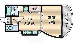 カサデルドイ 1DKの間取図画像