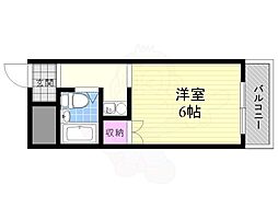 リージェントハイム 1Kの間取図画像