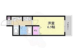 プレサンス新大阪ステーションフロント 1Kの間取図画像