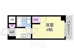 ドリームハイツ ワンルームの間取図画像