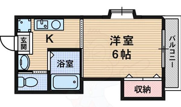 エターナルコート ｜大阪府大阪市東淀川区柴島２丁目(賃貸マンション1K・1階・20.00㎡)の写真 その2