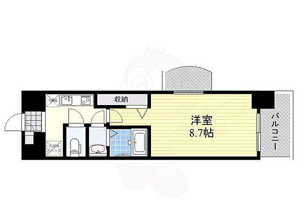 Luxe淡路 ｜大阪府大阪市東淀川区菅原２丁目(賃貸マンション1K・10階・26.16㎡)の写真 その2