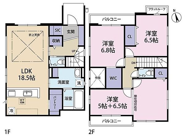 間取りを拡大表示