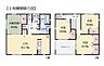 間取り：《2号棟間取り図》1階LDK＋和室、2階3部屋。お客様用や親御さんとの同居にも〇
