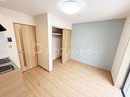 東武野田線 新柏駅 徒歩4分の賃貸アパート 1階ワンルームのリビング/ダイニング