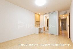 つくばエクスプレス 柏の葉キャンパス駅 徒歩20分の賃貸アパート 1階1Kのリビング/ダイニング