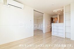 東武野田線 豊四季駅 徒歩18分の賃貸アパート 3階2LDKのリビング/ダイニング