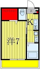 間取図画像 1K