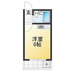 メゾンT. ワンルームの間取図画像