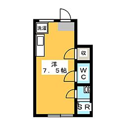 ライブリー江古田 ワンルームの間取図画像