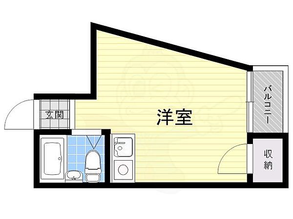 メゾン・ド・リベルテ3 ｜大阪府大阪市旭区中宮５丁目(賃貸マンション1R・4階・17.90㎡)の写真 その2