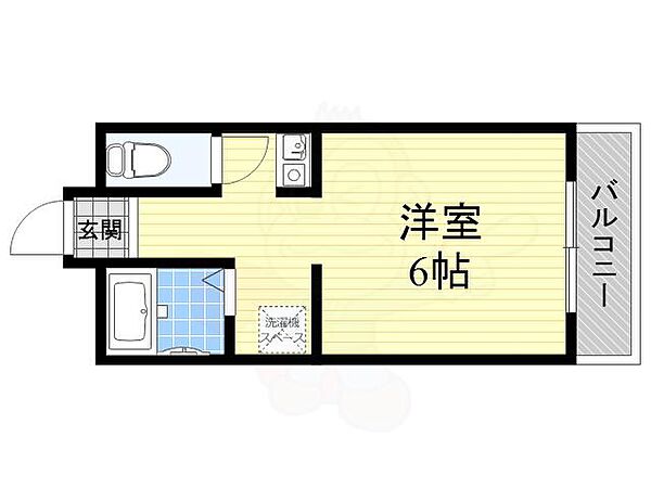 アーバン千林A棟 ｜大阪府大阪市旭区大宮２丁目(賃貸マンション1R・3階・20.78㎡)の写真 その2