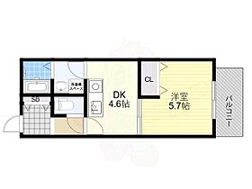 大阪府大阪市旭区太子橋１丁目（賃貸アパート1DK・3階・28.49㎡） その2