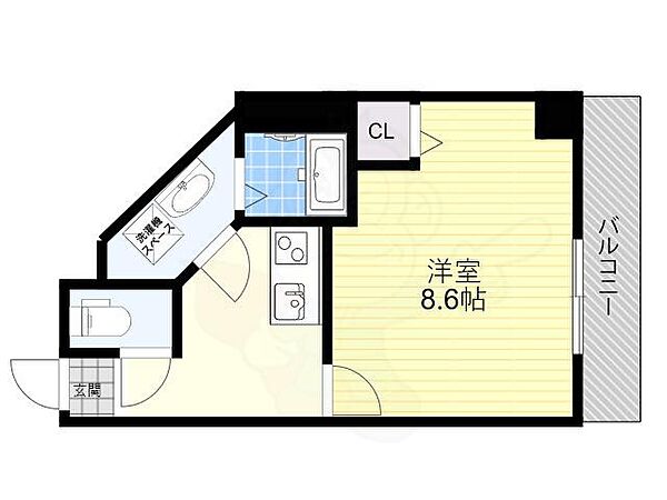 Lasperanza　Kyobashi ｜大阪府大阪市城東区野江１丁目(賃貸マンション1K・7階・27.40㎡)の写真 その2