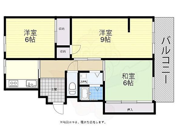 大宮第四コーポ ｜大阪府大阪市旭区大宮４丁目(賃貸マンション3K・2階・56.20㎡)の写真 その2