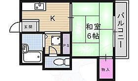 ハイツアサヒA棟  ｜ 大阪府大阪市旭区生江２丁目（賃貸アパート1K・1階・20.33㎡） その2