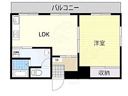 メディシン・ハウス 1LDKの間取図画像