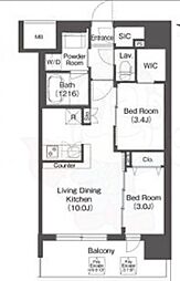 コンフォリア・リヴ京橋 2階