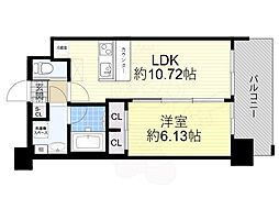 THEPHOERME城北公園 1LDKの間取図画像
