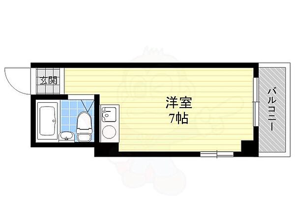 ブルーシィエール ｜大阪府大阪市旭区中宮４丁目(賃貸マンション1R・3階・20.00㎡)の写真 その2