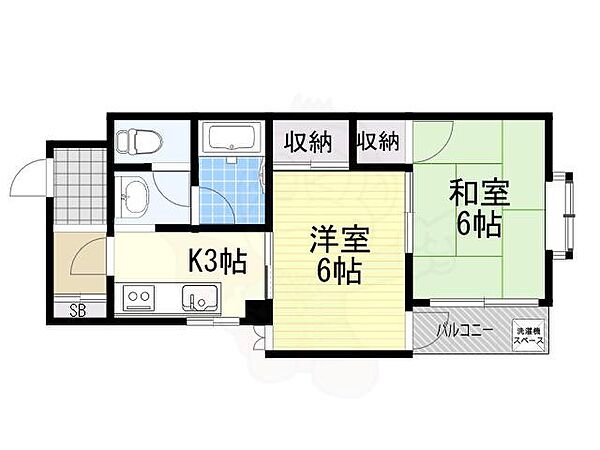 大阪府大阪市都島区高倉町２丁目(賃貸マンション2DK・3階・34.72㎡)の写真 その2