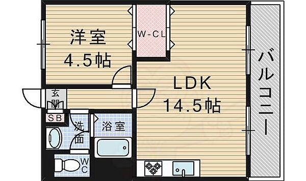 池田マンション ｜大阪府豊中市夕日丘１丁目(賃貸マンション1LDK・3階・45.00㎡)の写真 その2