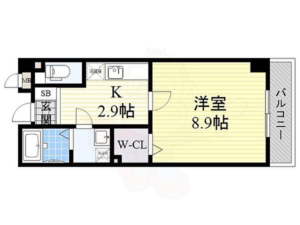 大阪府豊中市千成町３丁目(賃貸マンション1K・2階・30.28㎡)の写真 その2