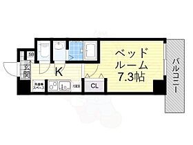 ウインズコート桜塚  ｜ 大阪府豊中市北桜塚２丁目（賃貸マンション1K・6階・25.11㎡） その2