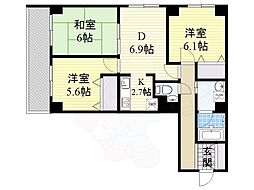 ラ・セーヌ蛍池 5階