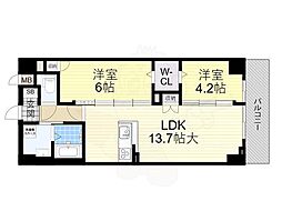 トリニティ豊中本町 2階/-