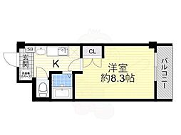 シャンヴェルジェ豊中1 2階/-