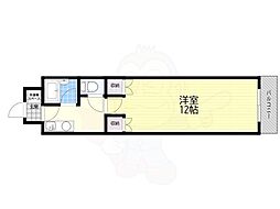 幡本マンション 1Kの間取図画像