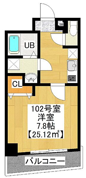 ウイングテラス大久保 102｜千葉県習志野市大久保3丁目(賃貸マンション1K・1階・25.12㎡)の写真 その1