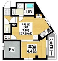 テリアズ港町 304 ｜ 千葉県千葉市中央区港町（賃貸マンション1DK・3階・27.89㎡） その2